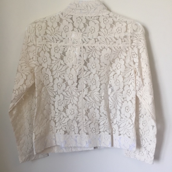 Biker Style Lace Jacket - Picture 2 of 5